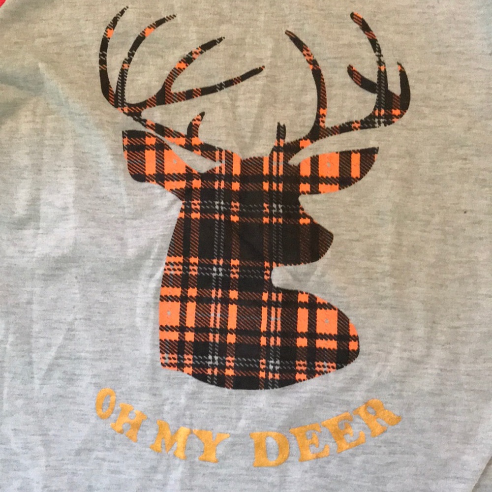 Fall deer raglan tee - Picture 2 of 2
